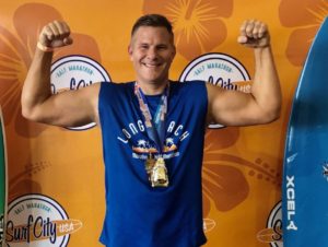 Rick receiving Medal for